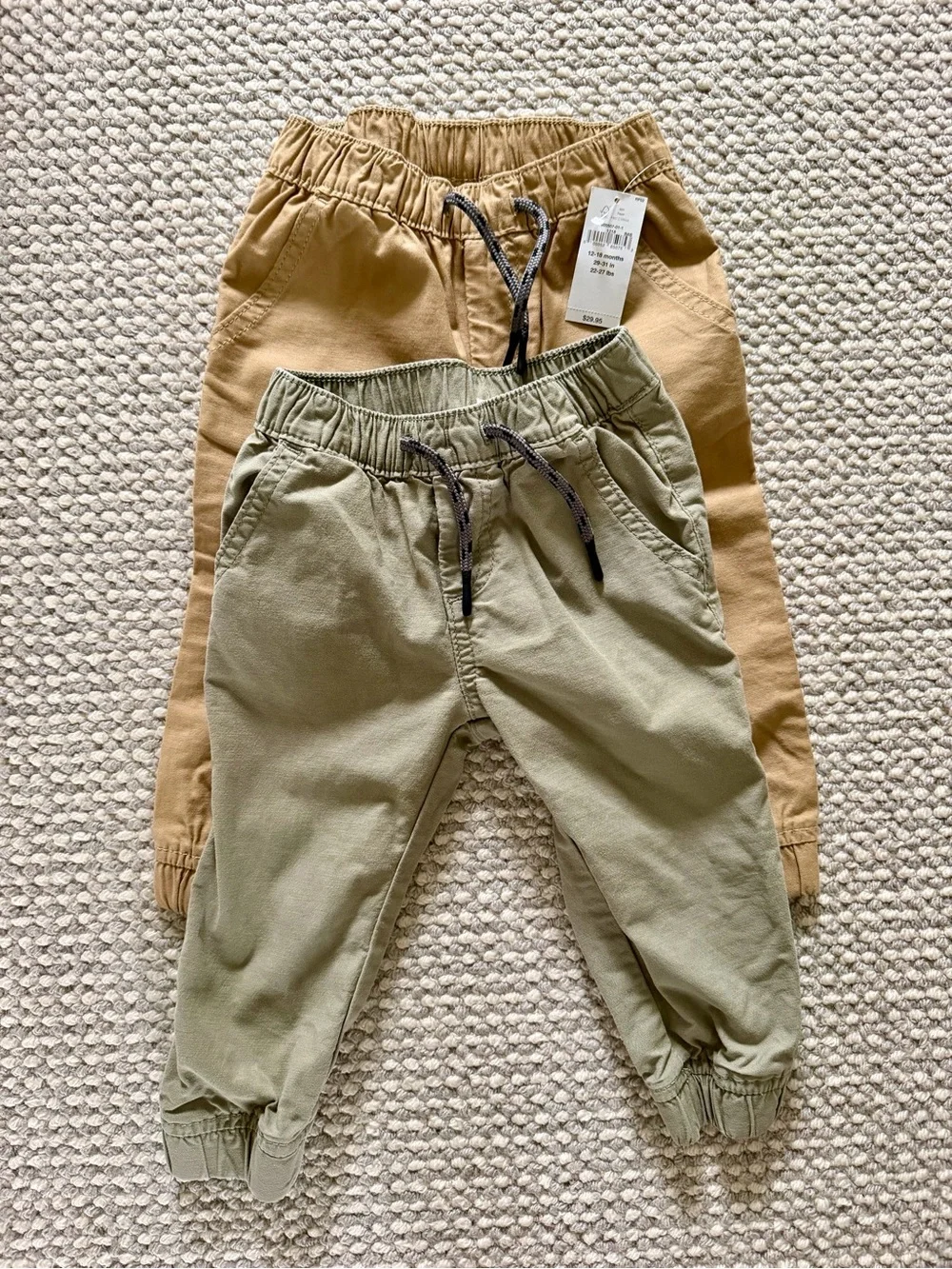 Gap Everyday Toddler Pull-On Slim Joggers | 2-Pack | Size 12–18 Months